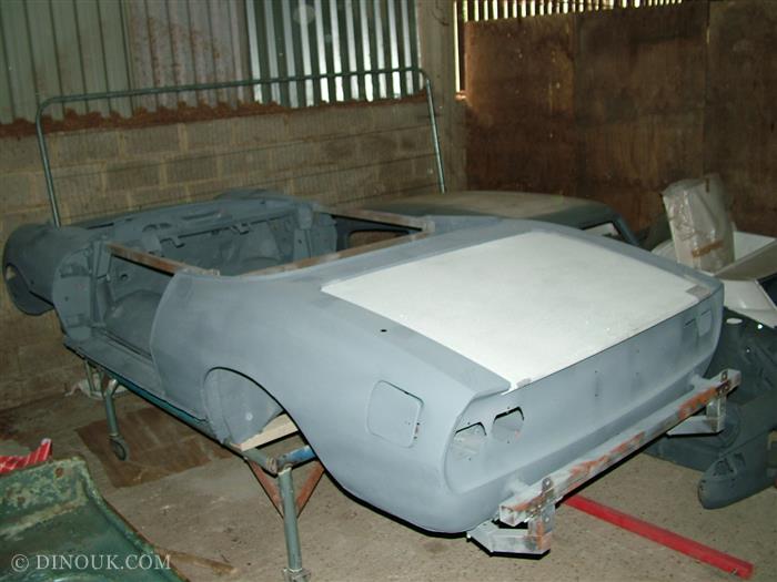 Fiat Dino Spider 2400 Stripping